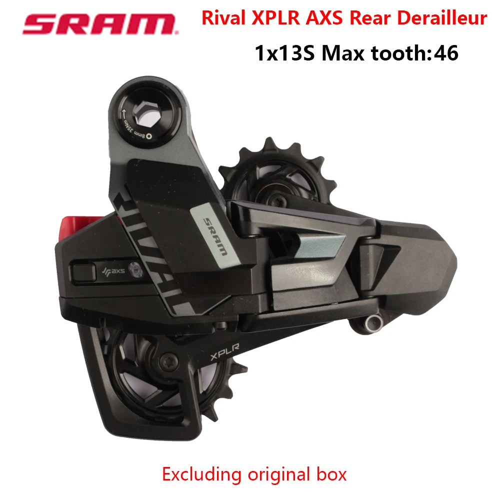 SRAM Rival XPLR Force XPLR AXS Achterderailleur 1x 13-versnellingen Gravelbike Achterderailleur Elektronische Derailleur RD-RIV-1E-E1