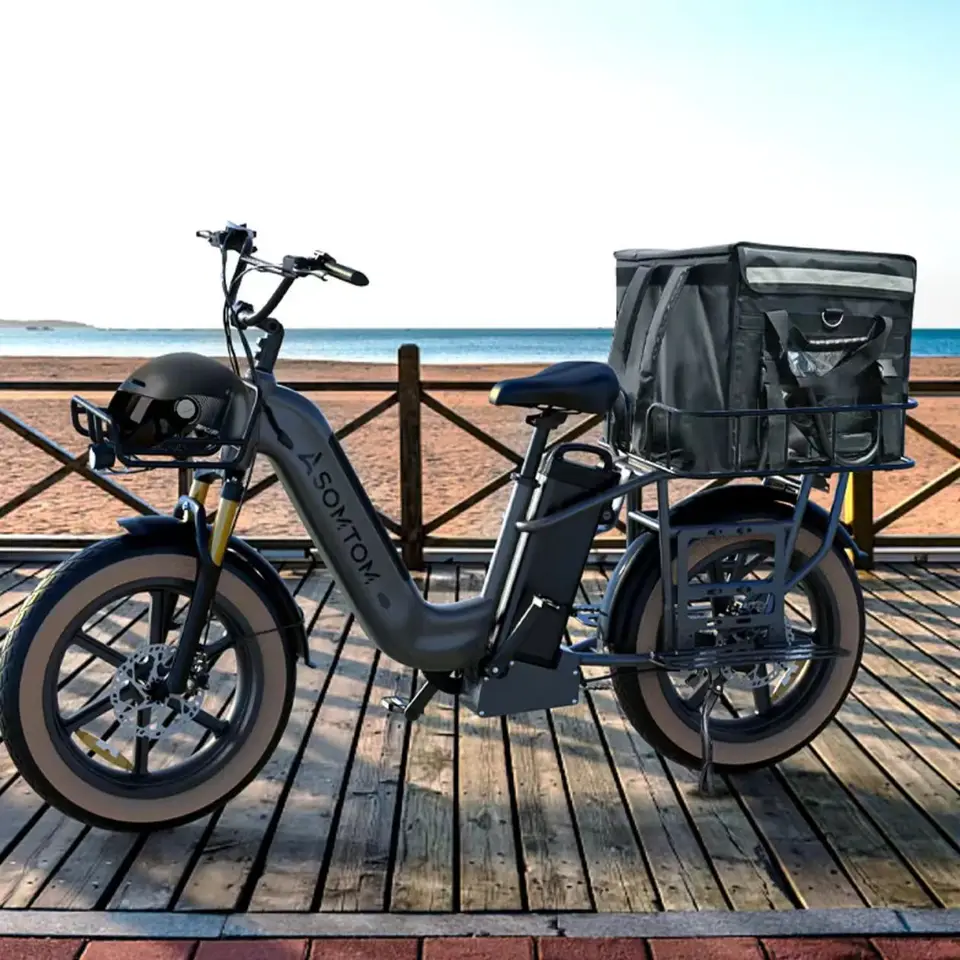 Adult Electric Bicycle 1500W Powerful motor 48V30AH Dual Battery Urban Commuting Takeaway delivery Electric Bike Fat Tire e bike image 1