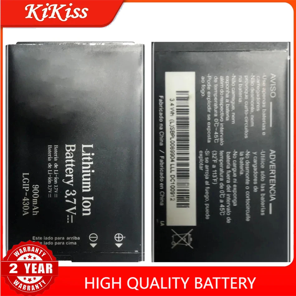 Mobile Phone Battery LGIP-430A 900mAh for LG KP108 KP115 KM330 KD876