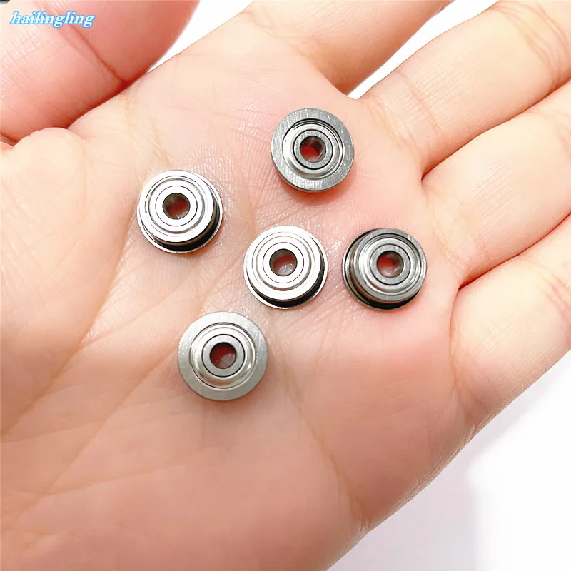 20 pcs /50 pcs F623ZZ Flange Bushing Ball Bearings LF1030ZZ F623ZZ 3*10*4mm F623zz Bearing Steel