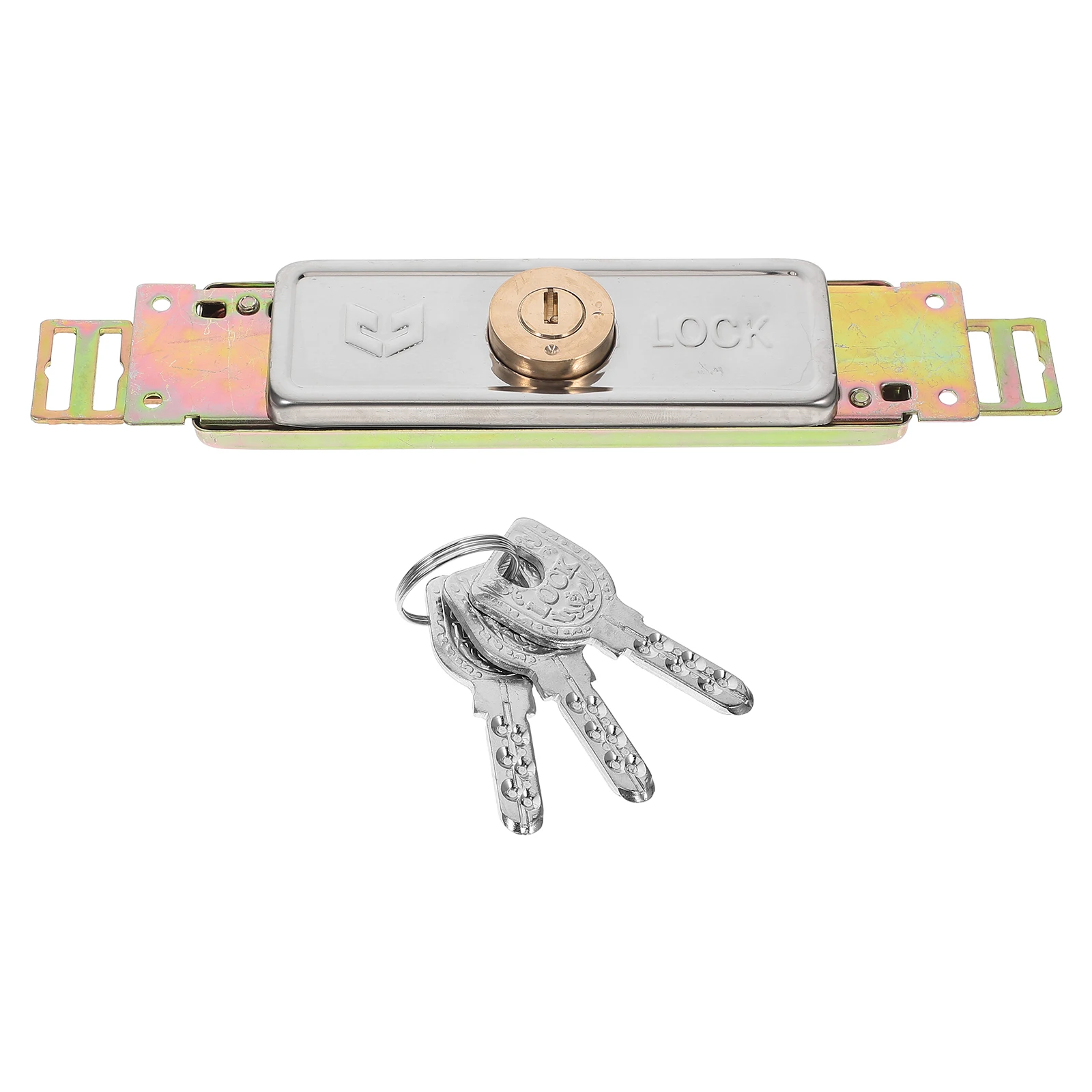 

Roller Door Locks Durable Iron Security Child Proofing Driveway Gates Barn Latches Outdoor Keyless Combination Middle Shutter