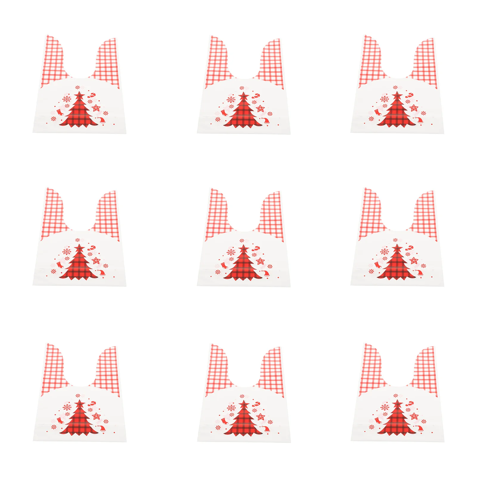 50 Pcs Rabbit Ear Packaging Bag Gift Decor Candy Bags Biscuit Present Wrapping Cookie