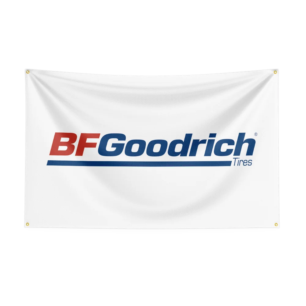 3x5ft B-BFgoodrich Tiress قطع غيار السيارات العلم ديكور الغرفة العلم ديكورات خارجية أعلام للغرف #2