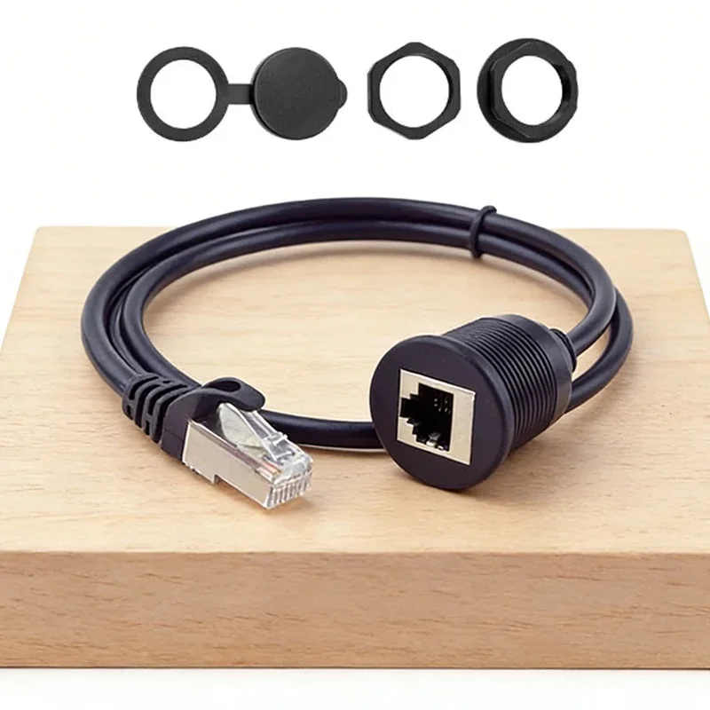 XT60E‑F Through‑Hole Panel Mount Power Cable XT60 Male Extension Lead with Lock Nut for Lithium Battery Energy Storage Box