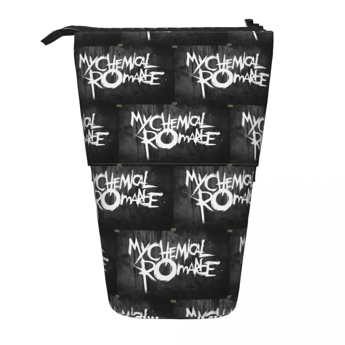 Mcr Band Punk Rock My Chemical Romance Reversible Pencil Case for Students School Pen Box Pencil Bag Stationery Supplies