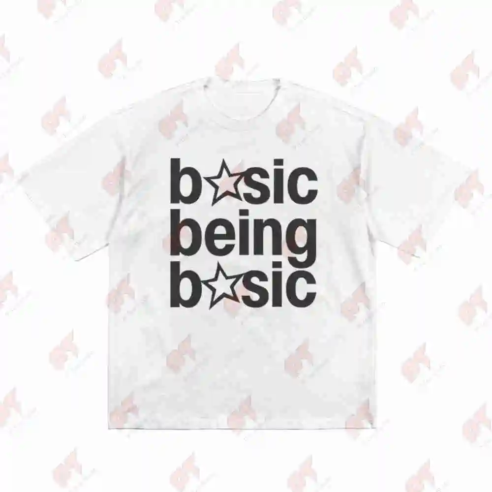 Basis Being Basic Djo Short Sleeve Tee 100% Cotton T-Shirt