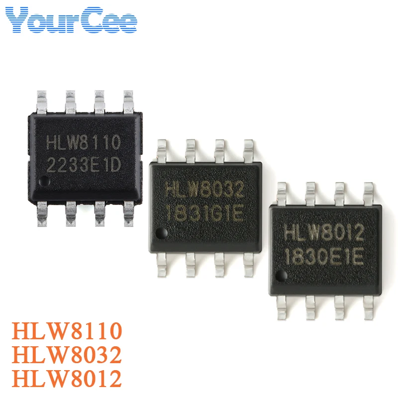20cs/2pcs HLW8110 8110 SOP-8 HLW8032 HLW8012 SOP8 High Precision Power Metering Chip SMD IC
