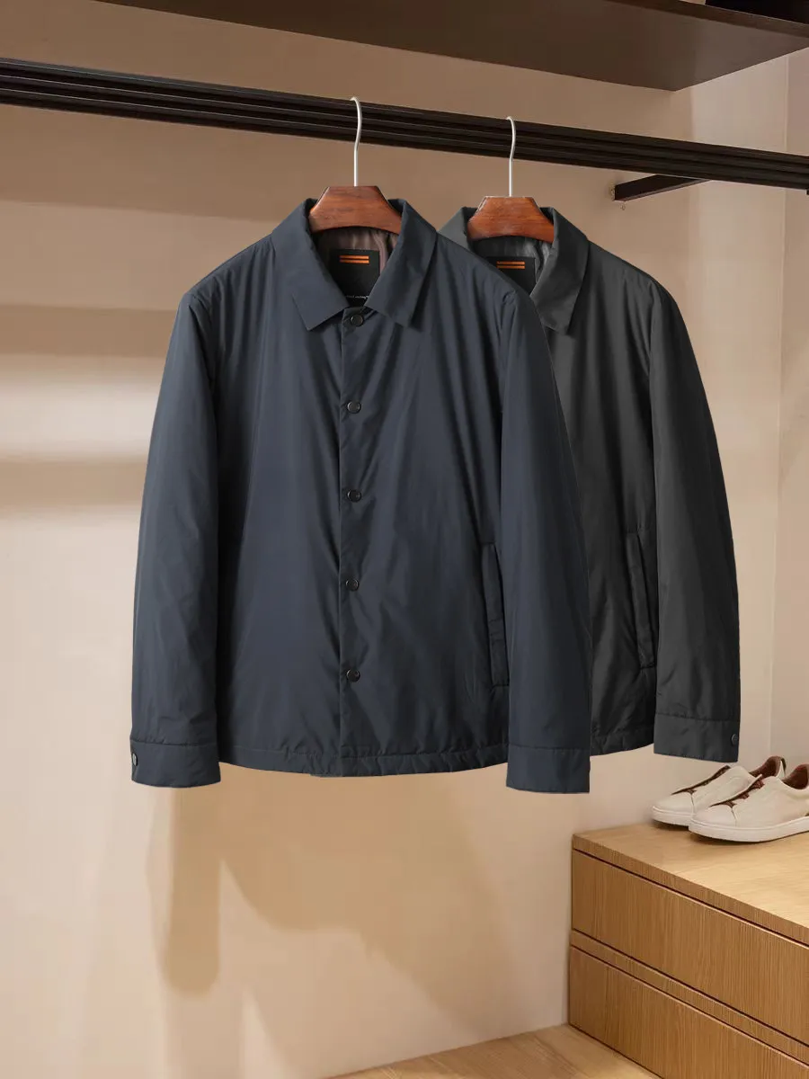 

2025 autumn and winter ZZ new fashion business casual thin cotton lapel commuter jacket men's executive jacket