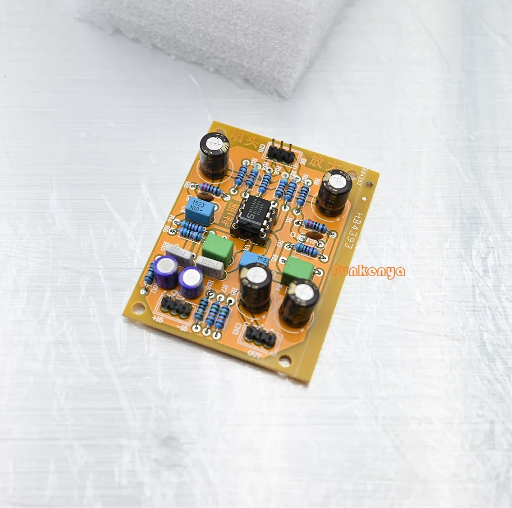 IC فونو مكبر للصوت اللوحة النهائية مم ينطبق على مكافحة RIAA Net DIY Amp YBA Preamp