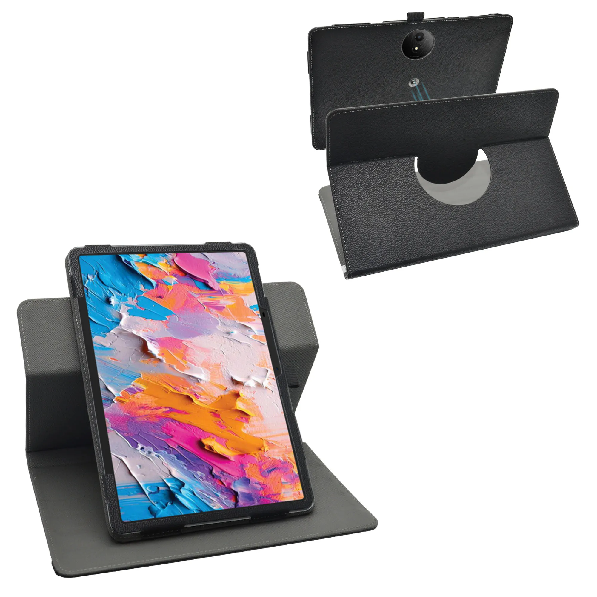 

360 Degree Rotary Rotating PU Leather Cover , Rotary Rotating Case for TCL NXTPAPER 11 PLUS 11.5 inch Tablet