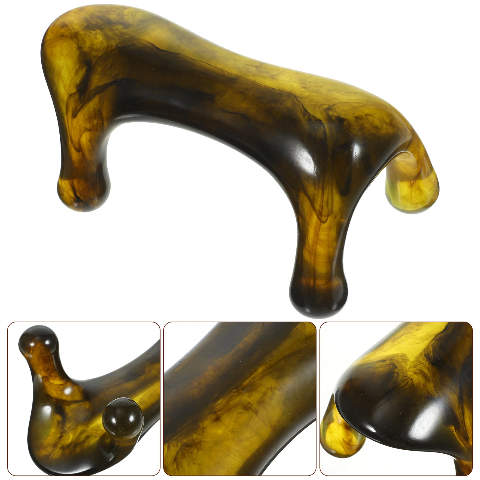 

Smooth Resin Massage Tool for Face Neck and Back Self-Massage Aid for Tension Relief and Skin Firming Reusable Ergonomic Design