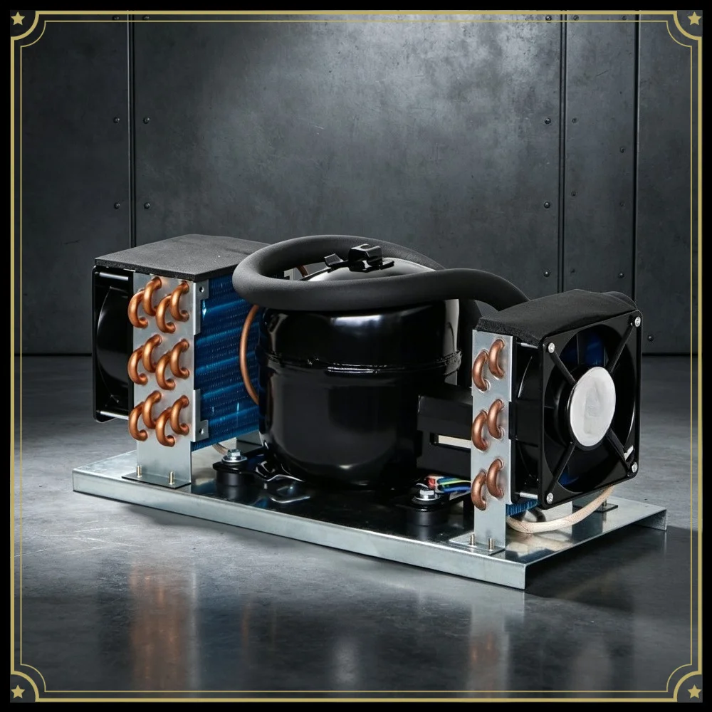 QD30A QD52A Small Air Cooled Chiller Unit, 220V R134a Refrigeration System with Temperature Control, Cooling Machine