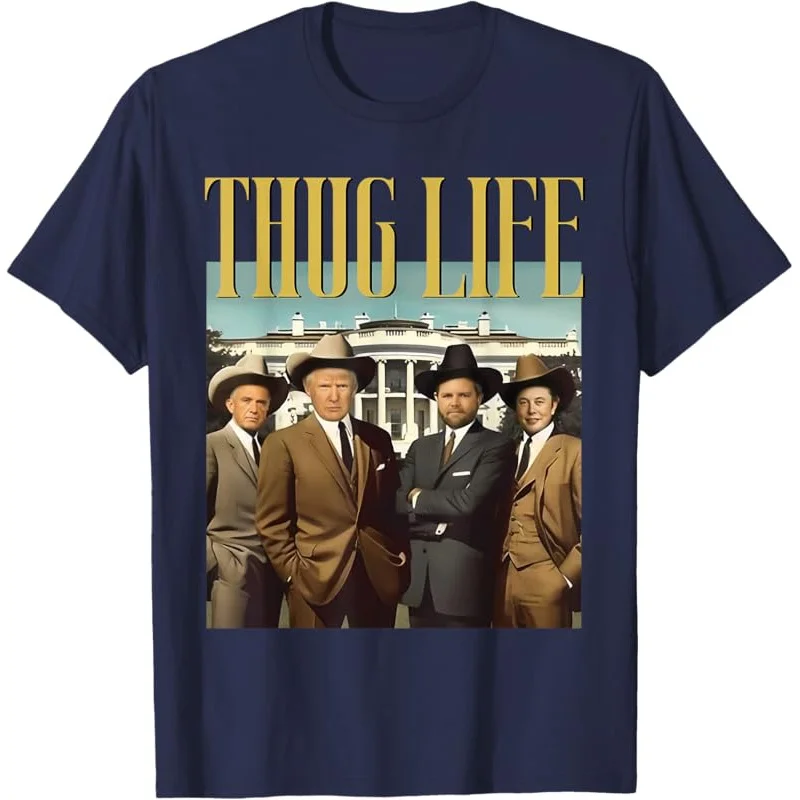 

Thug Life Trump Vance Kennedy Elon T-Shirt