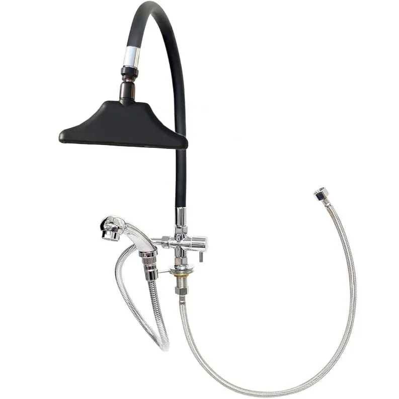 Ceramic basin water circulation head treatment sprayer salon shampoo punch basin plus waterfall shower manufacturer wholesale