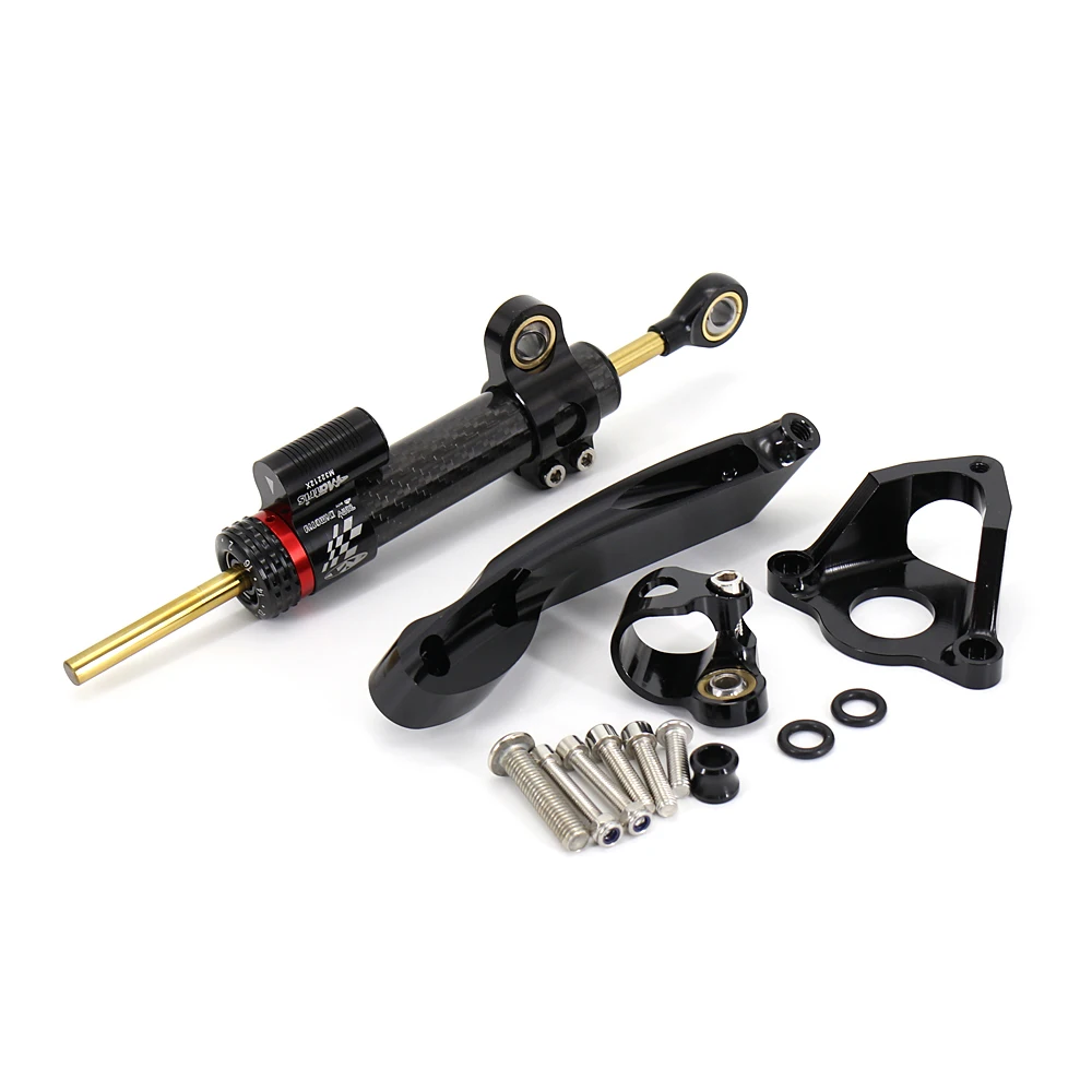 Zestaw wspornika mocującego stabilizator układu kierowniczego CNC do motocykla Honda CBR600RR CBR 600 RR 600RR 2007-2016