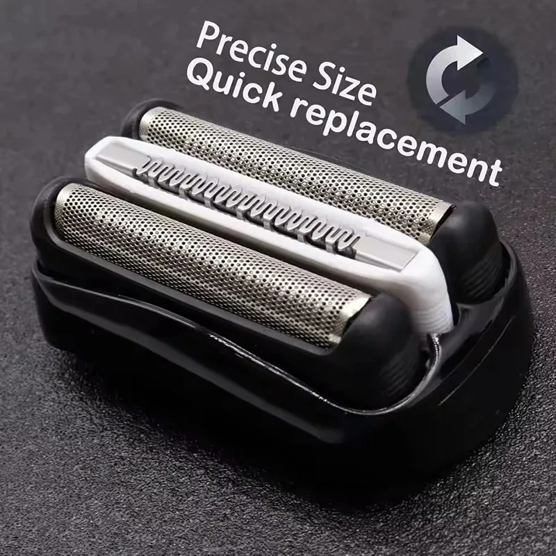32B 32S Shaver Head Foil Cutter Head Replacement Part for Braun Electric Razor Series 3 3000s 3010s 3040s 3050cc 3070cc
