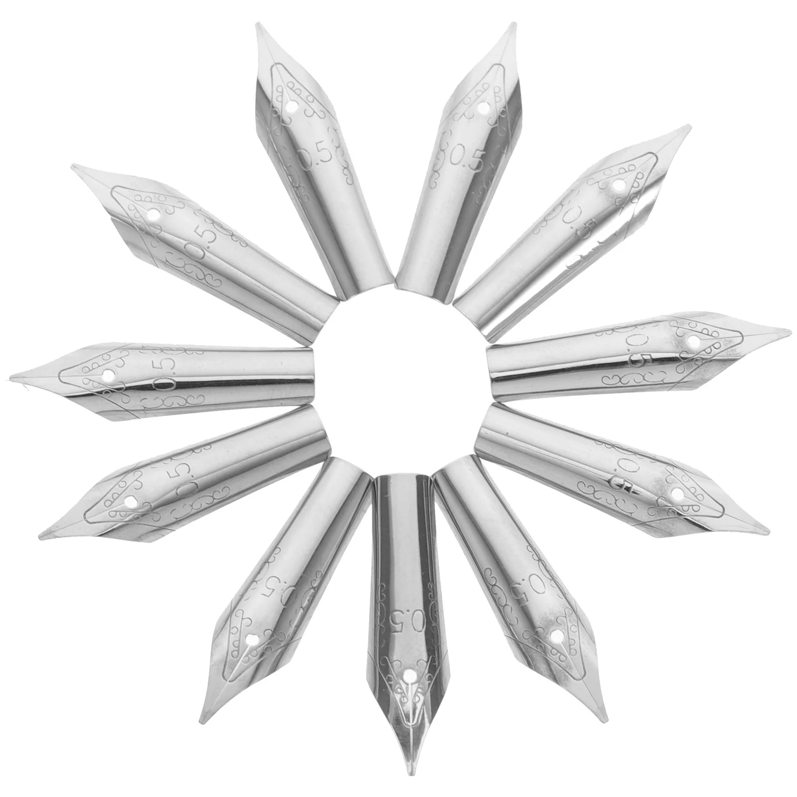 

30Pcs Sturdy Pen Nibs Set Easy to Use for Beginners Calligraphy Writing Fountain Pen Accessories Nibs for Pens