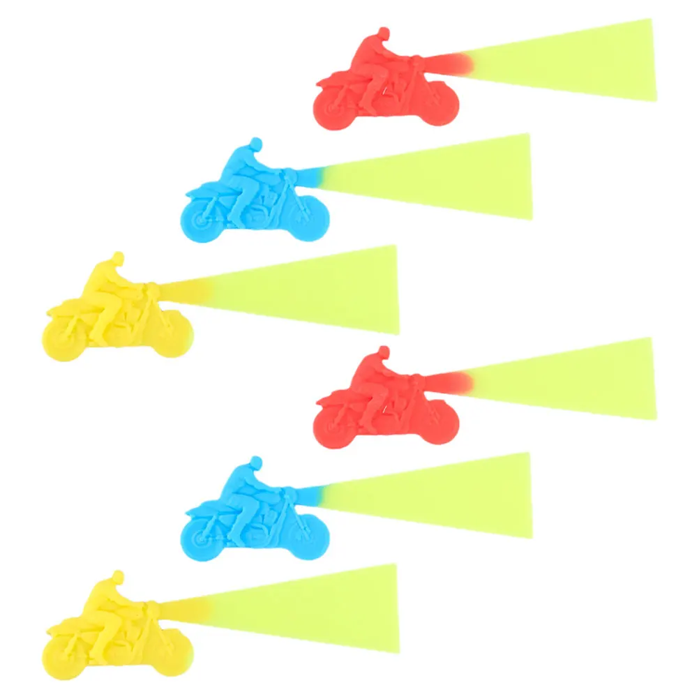 6 pezzi segnalibri in silicone cartone animato portatile divertente creativo segnalibro adorabile segnalibro di pagina segnalibro domestico cancelleria per studenti