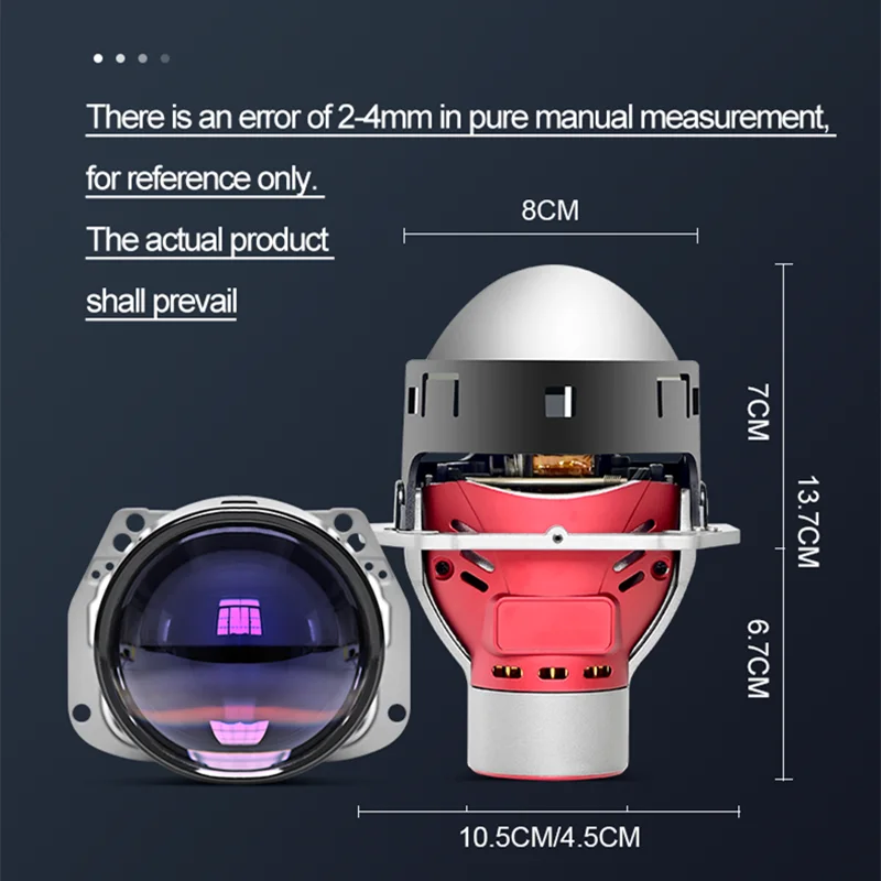 3 Inch AFS Projector Lens Bi Led with Hella 3R G5 Auto LED Projector Headlamp 6000K 120W For Motorcycle Car Light Acceesories