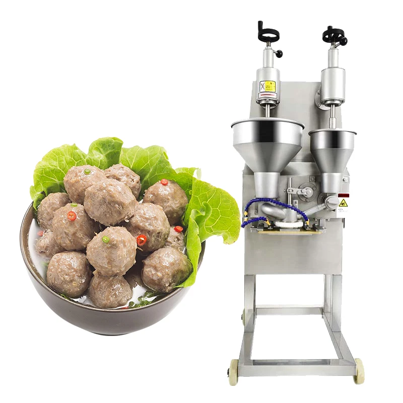 Macchina per la formatura di polpette industriale, macchina per la lavorazione di polpette ripiene