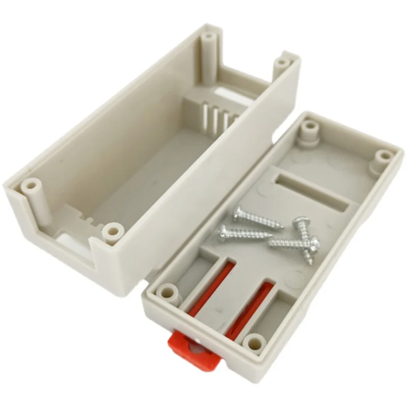 Pasokan DIN Rail Electric Shell Safety Barrier Isolation Module ABS Plastic Shell 4-26 4-26-1: 89X36X44MM Diy Case Control Box
