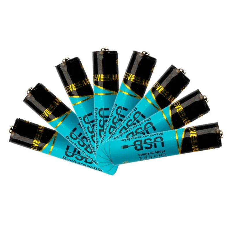 1.5V AA/AAA Rechargeable Lithium Battery Durable And Practical Long-Lasting Battery Life High Capacity Electronic Key Toy