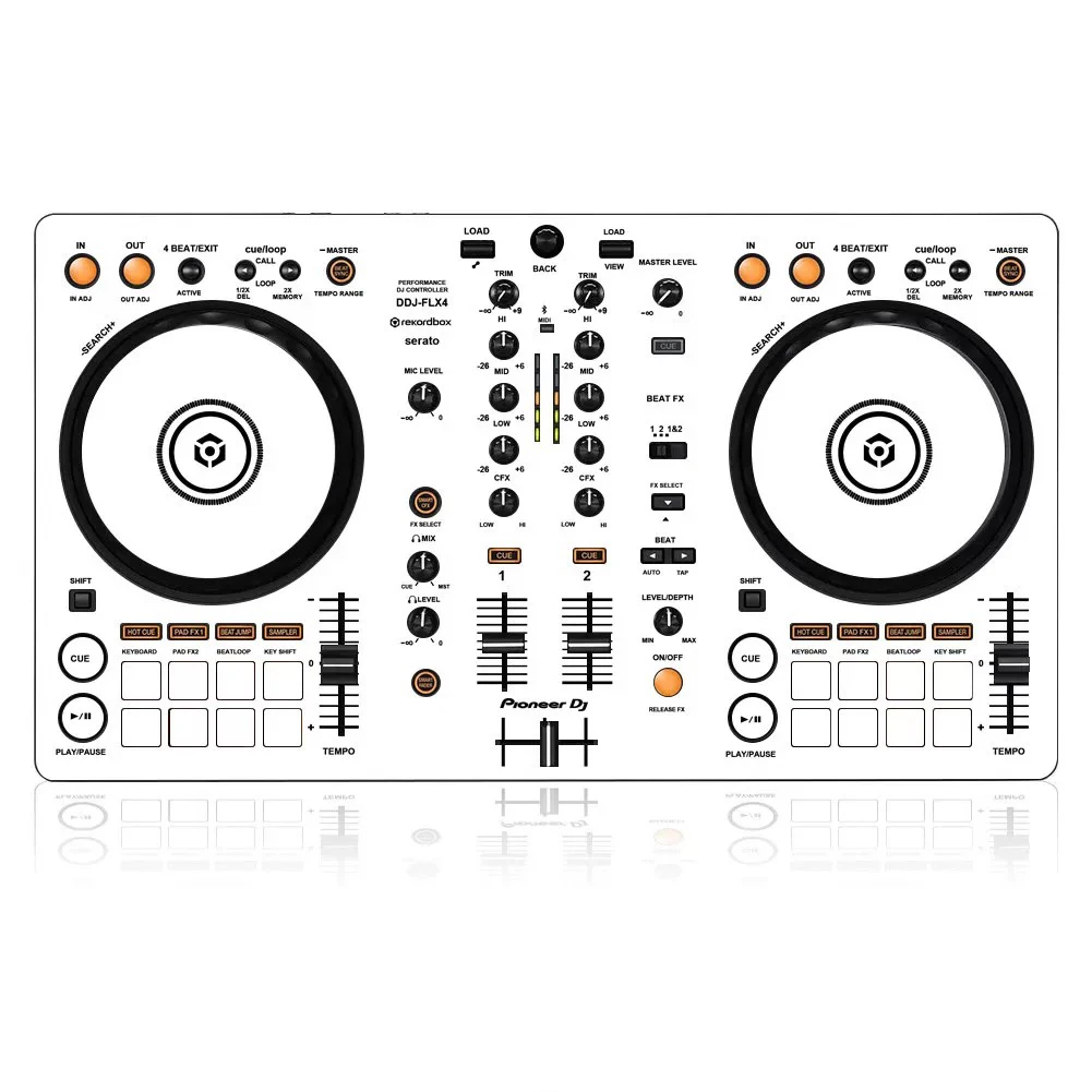 

DDJ-FLX4 Пленка Универсальная машина Контроллер Flx4 Дисковый плеер Ddjflx4 Наклейка Белый