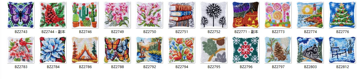 

Комплект крючков для защелки пчелы, ковер, печать на холсте ZD694 ручная страна Xaoppakket, ковер своими руками, вышивка, ручная работа, розовые цветы