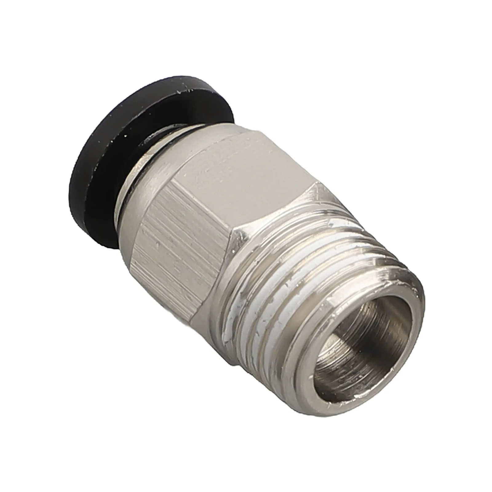 PTFE Straight Pneumatic Connector In Quick PC4-M10 Push Stainless Steel Thread 10 Pcs Fitting Male High Quality