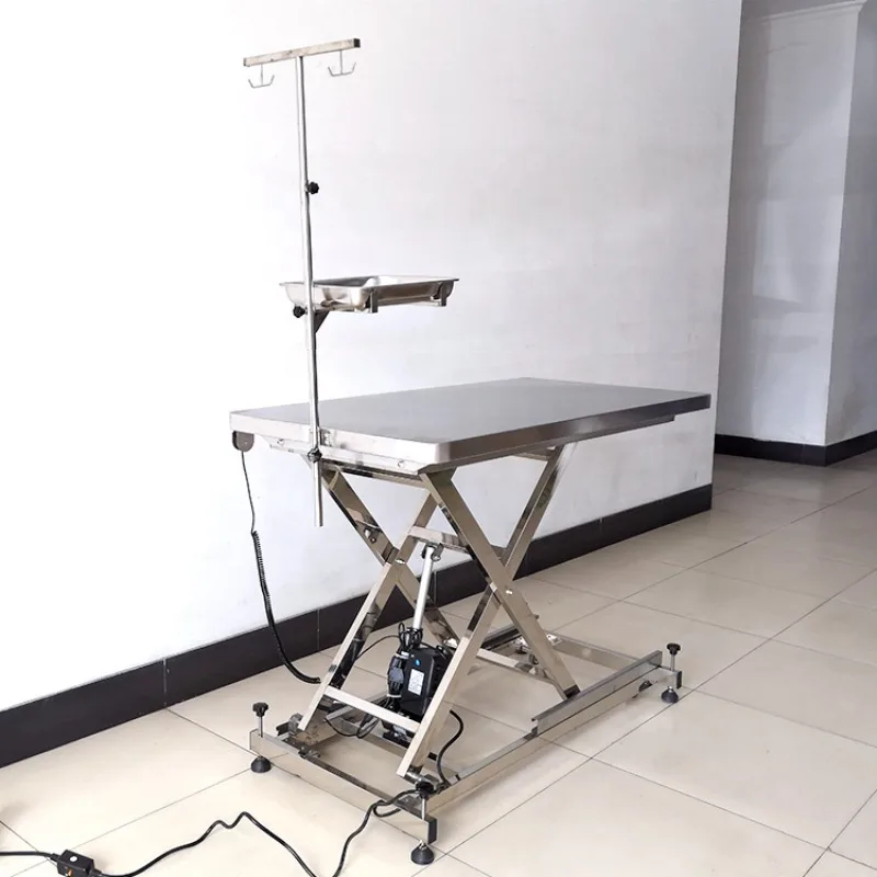 2026 Veterinary Equipment 304 Stainless Steel VET  Surgery  Operation Table with Electric Functional Lifting up and down