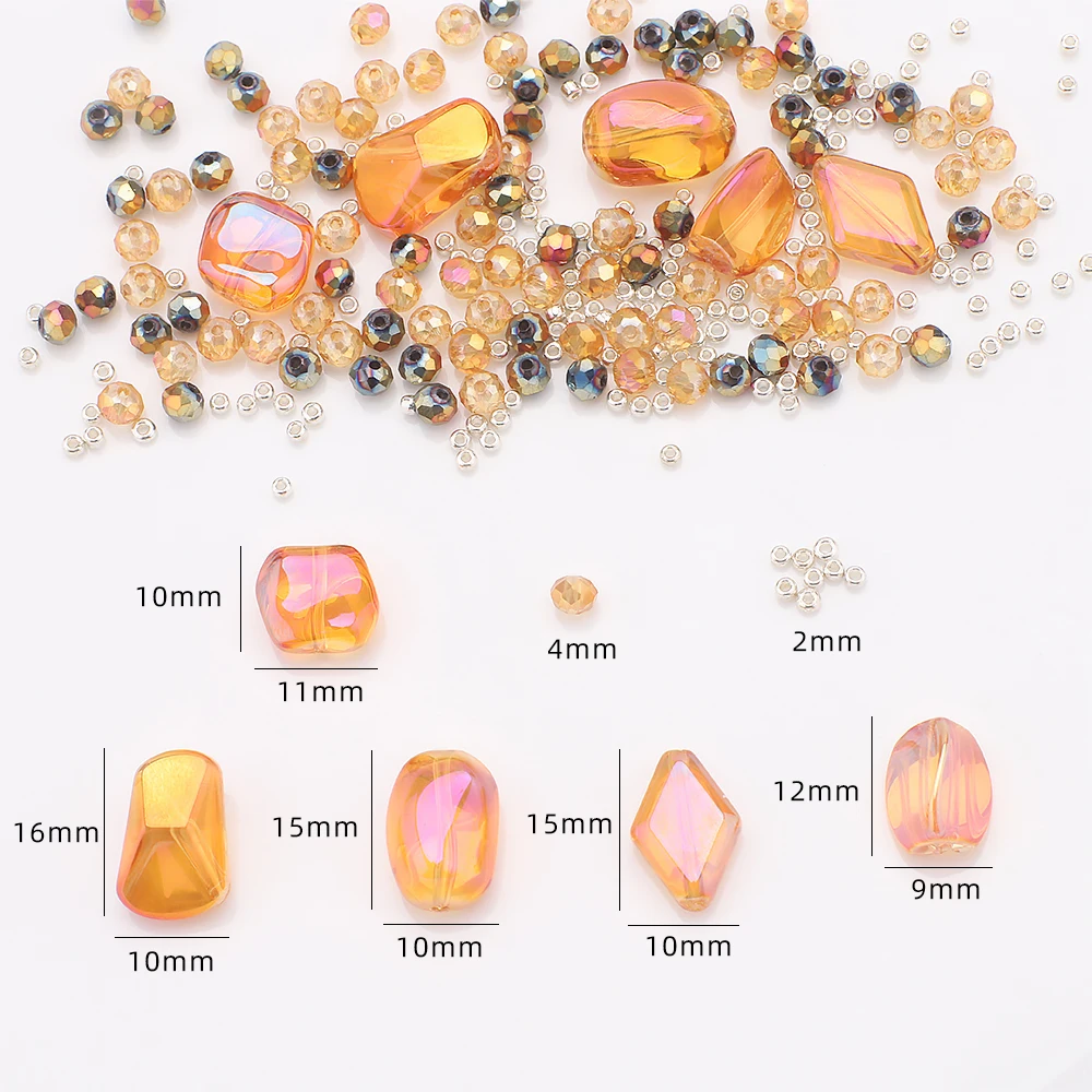 25g UV Scattered beads DIY handmade material bag mobile phone chain string bead material high-end goods mixed jewelry accessorie
