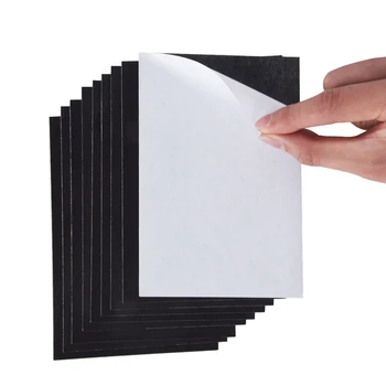 Hojas Magnéticas Autoadhesivas, Cinta Magnética de Goma Flexible Para Pared de Fotos, Adhesivo Para Refrigerador, Almacenamiento de Imágenes, Artesanías, Decoración DIY