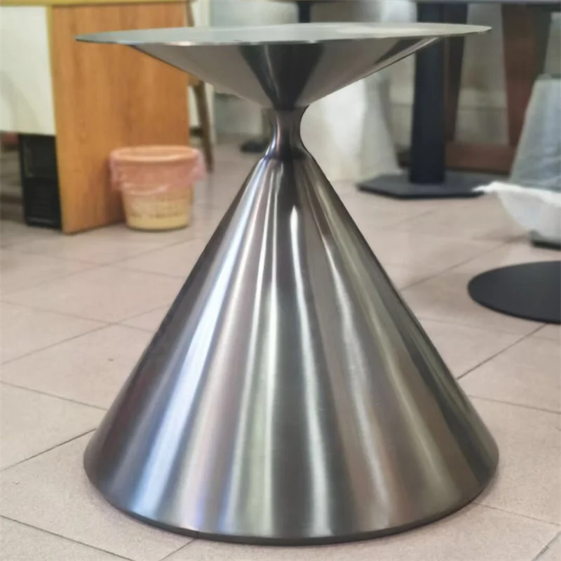 round gold color metal table leg furniture accessories stainless steel table base furniture legs