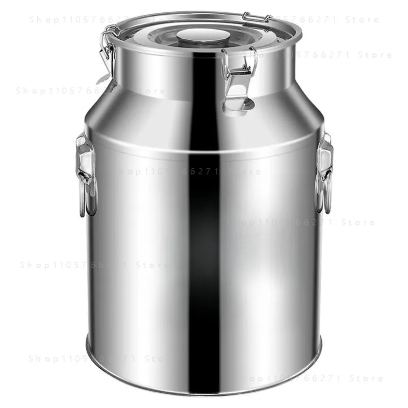 High Quality Stainless Steel Sealed Storage Barrel, Fermenter for Wine Beer Milk, Oil Drum & Tea Canister