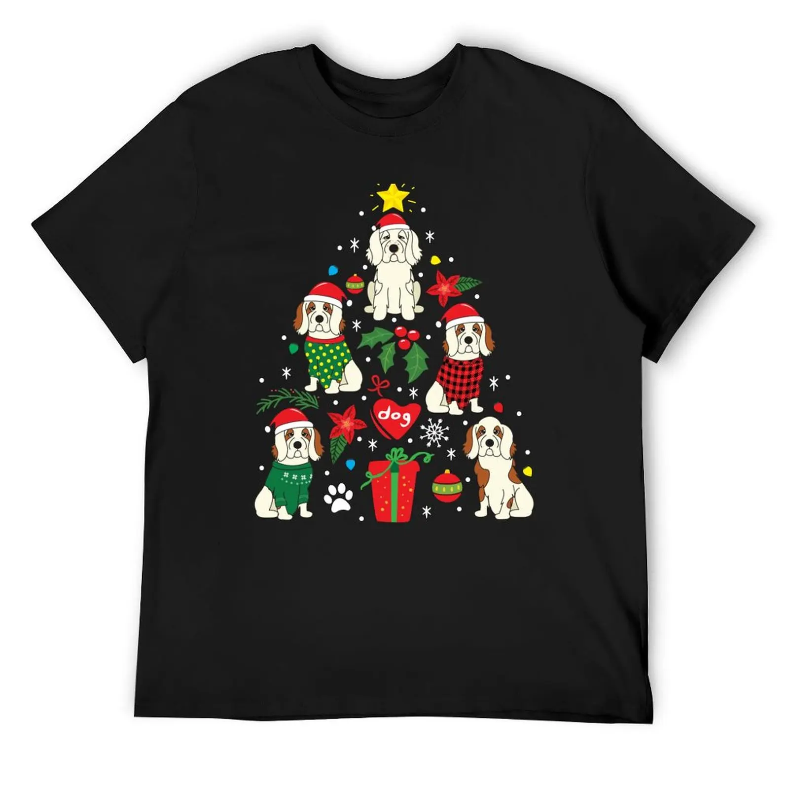 

Clumber Spaniel Christmas Ornament Tree T-Shirt