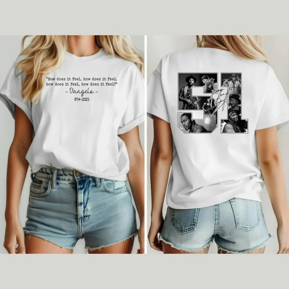 Rip D'Angelo Shirt Legend R&B Singer D'Angelo Memorial T-Shirt D'Angelo Tribute Shirt Remembering in Memory Musical Legend Tee