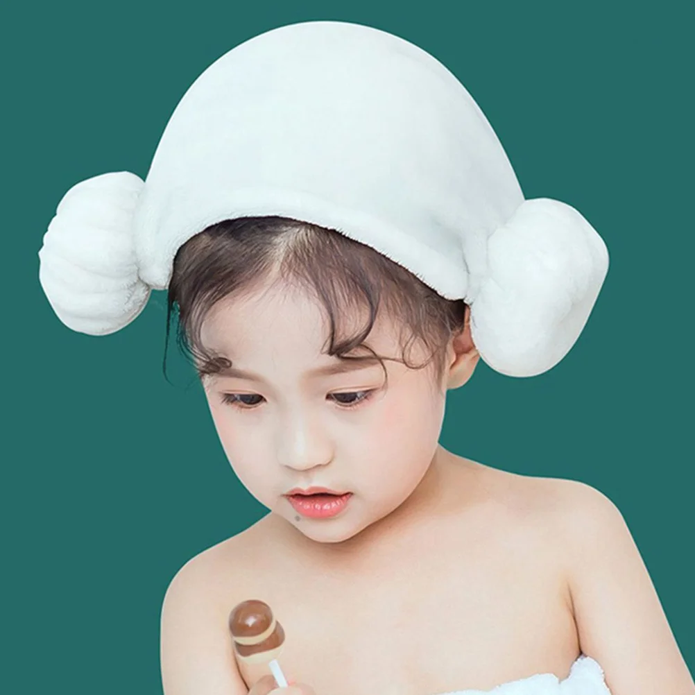 

Hair Drying Hat Heart Pattern Bath Cotton Towel Cap Quick Dry Fast Absorbent Wrap Hair Drying Towel Wrap