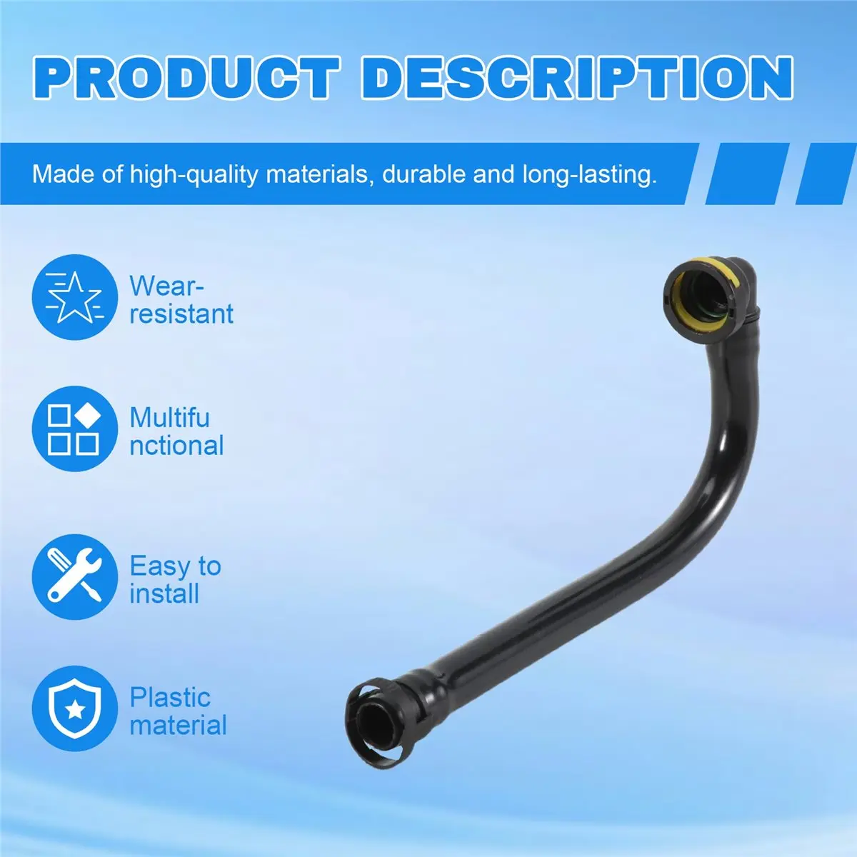 #87V For Land Rover Emission Control Crankcase Hose Air Intakes Hose,Air Intakes hose For Land Rover,(Plastic) 2