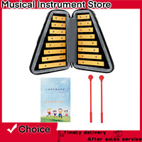 16 Keys Xylophone 16 Note Aluminum Plate Xylophone Glockenspie Educational Early Musical Instrument Toy For Kids Children Gift