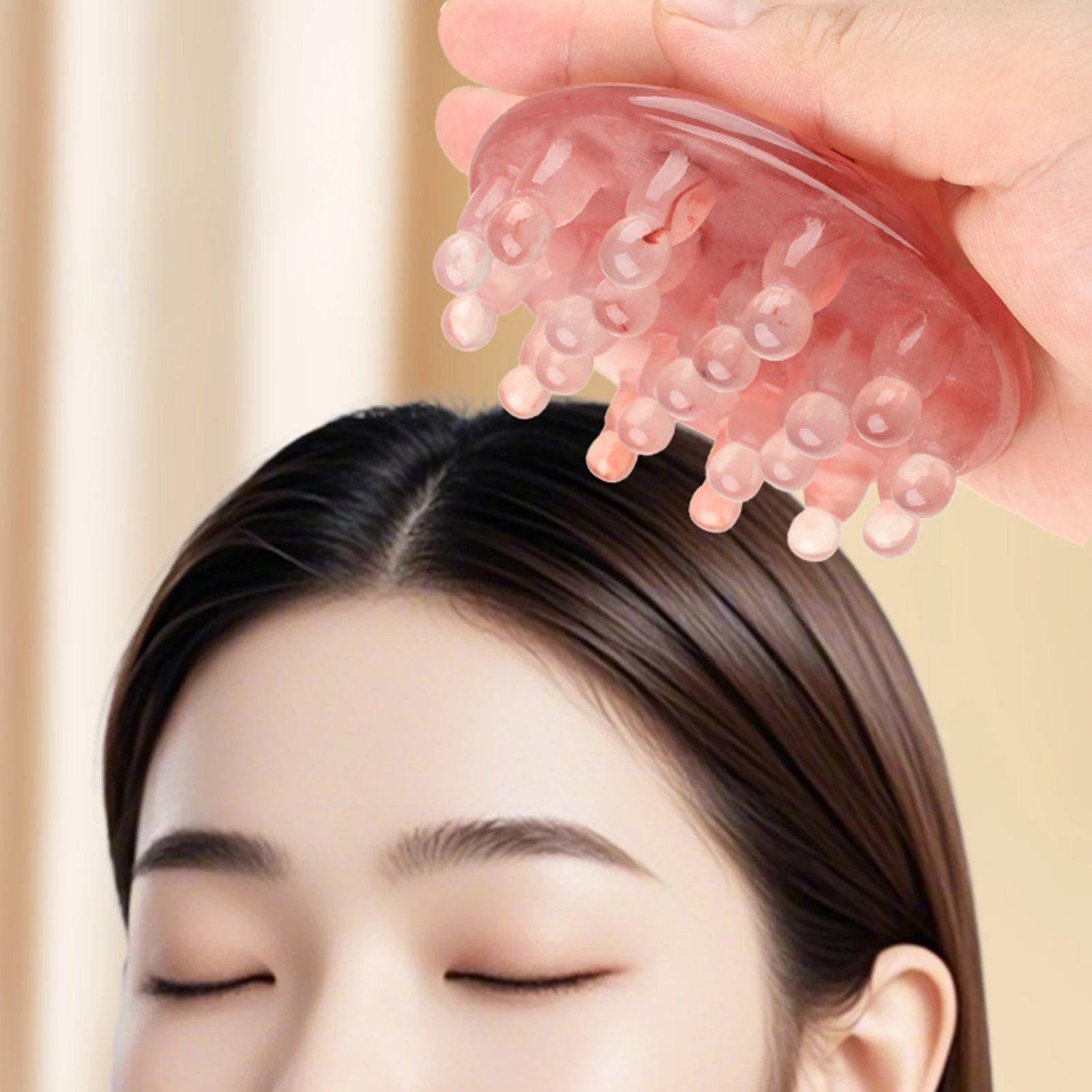 Resin Scalp Massage Comb Cellulite Lymphatic Drainage Massager for Muscles Back Neck Shoulder Relaxation Massager