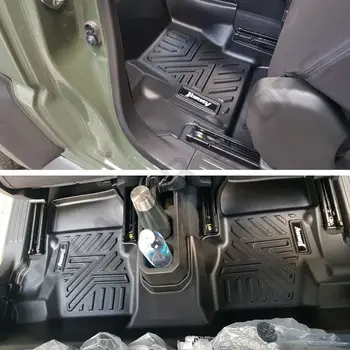 適用於鈴木吉姆尼 JB64 JB74 2019 2020 2021 2022 2023 三門車型的 5D TPE 左舵自動擋手動擋車型地毯式腳踏墊 10 最佳銷售 5D汽車腳墊 - №6