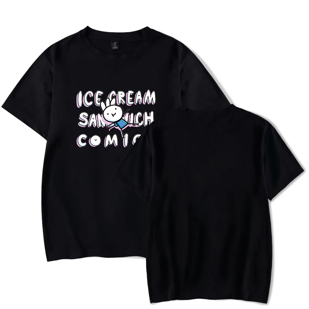 Ice Cream Sandwich Tshirt Merch Crewneck Short Sleeve Men Women Tee Tops Casual