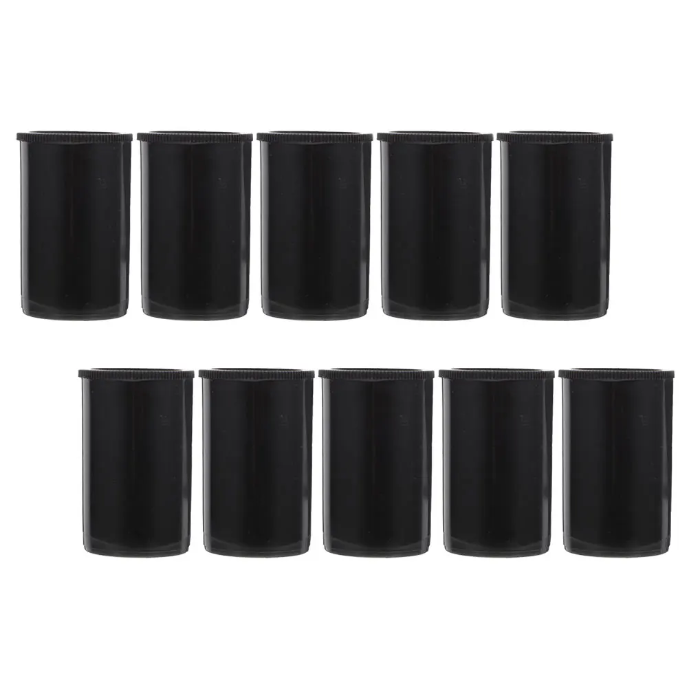 

10pcs Canisters with Caps Plastic Case Strong Impact Resistance Compact Wear-Resistance Film Camera Storage Small for Camera