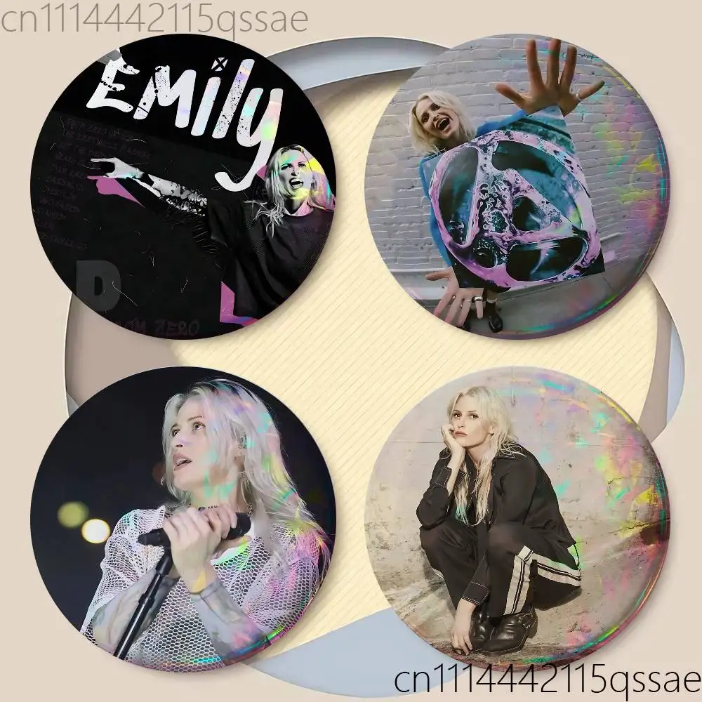From E-Emily A-Armstrong Zero 25mm 75mm 44mm 58mm 32m Coin Badges Personalized Handmade Round Brooches Pins Accessory