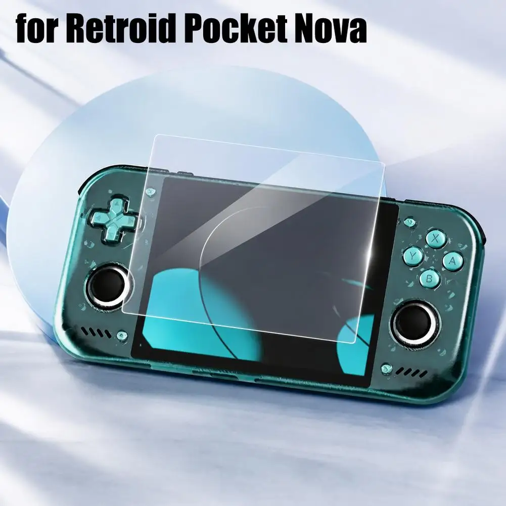 For Retroid Pocket Nova Tempered Glass Screen Protector 4.5 Inch Handheld Game Console Anti‑Scratch High Clear Screen Film