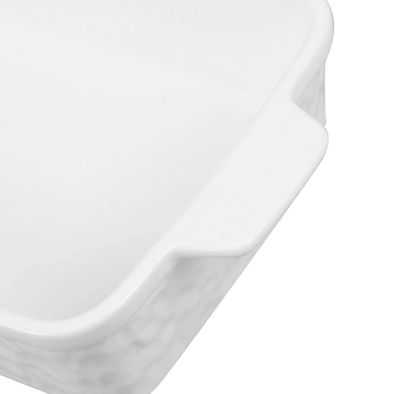 Ceramic Bakeware Dish Oven Safe Rectangular 8 Inch Double Handle Kitchen Casserole Pan Nonstick Baking Tray for Lasagna Bread
