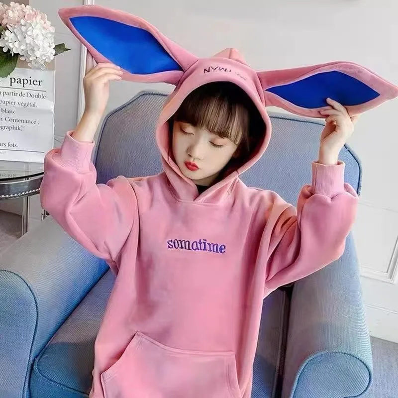 

Girls' 2025 New Autumn/Winter Fleece-Lined Thickened Hooded Sweatshirt - Stylish Kids' Winter Top