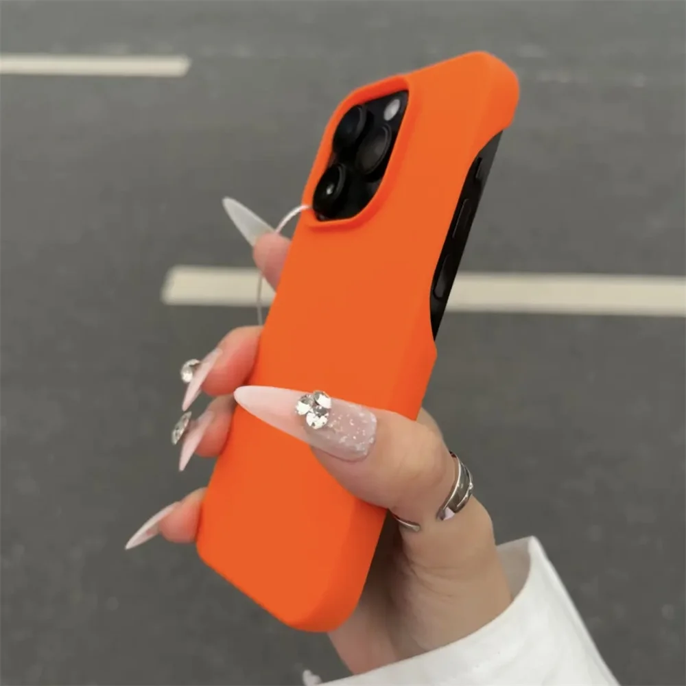 Luxury Matte Silicone Ultra-Thin TPU Case for iPhone 16 15 14 Plus 13 12 11 Pro Max Fluorescent Shockproof Bright Slim Cover