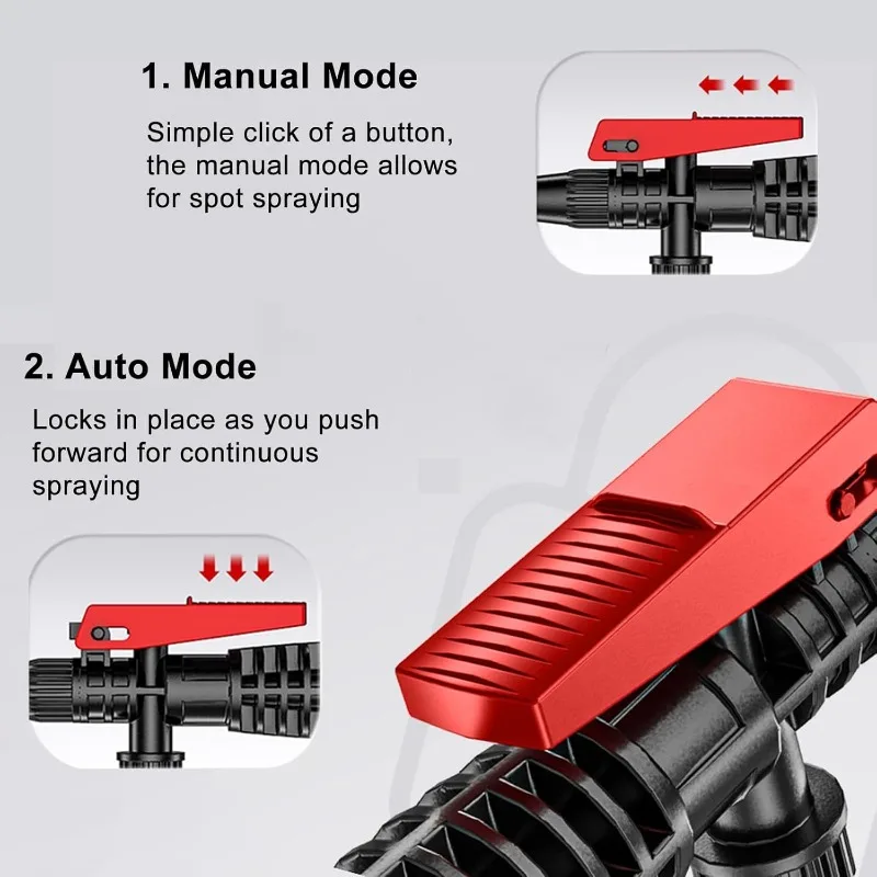 Powered Sprayer Compatible for Milwaukee 12V, Portable Cordless Pump Sprayer with 3 Spray Nozzle，Retractable Pole,Brushl