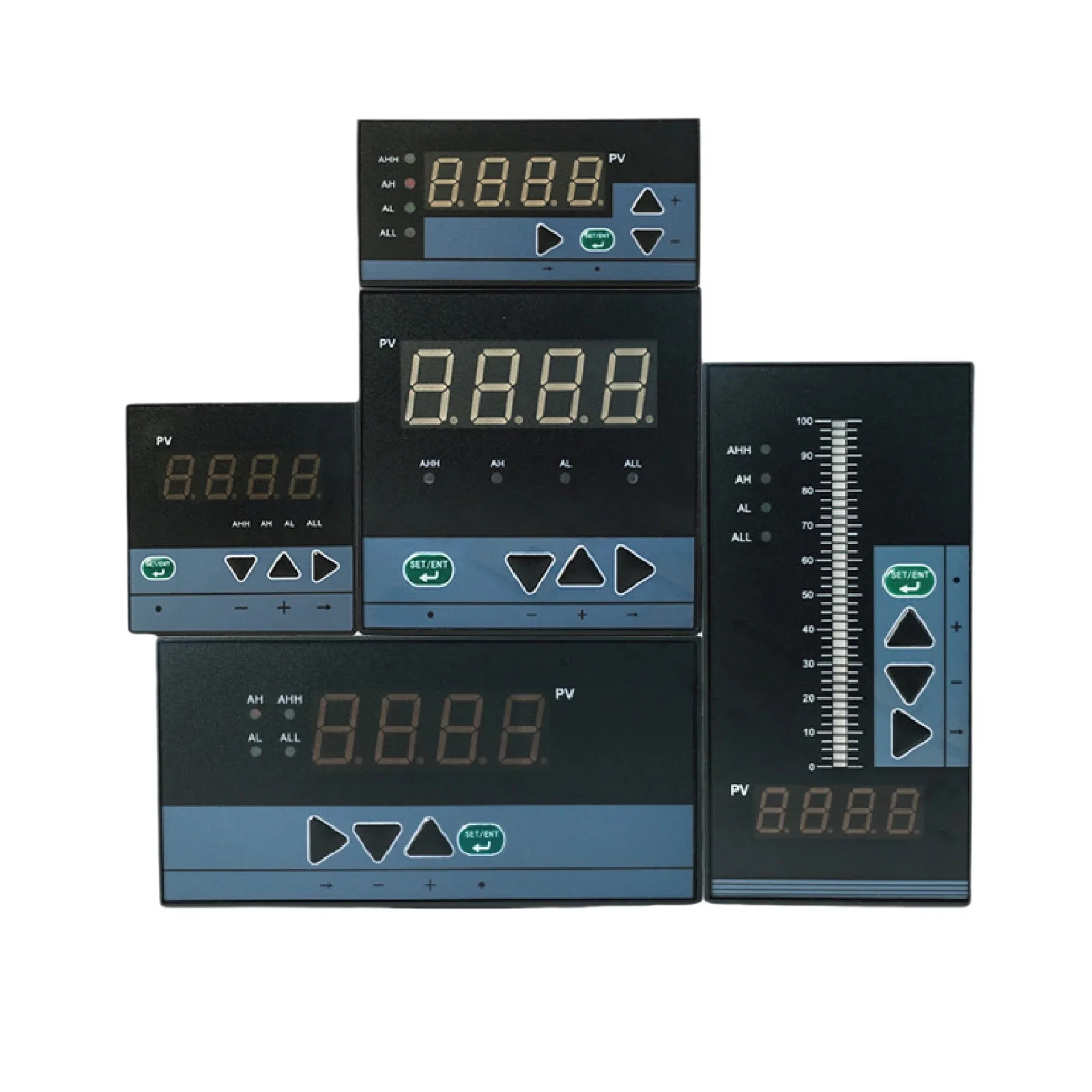 

4-20mA Output LED Display Single Loop PID Temperature Controller Universal Input (TC/RTD/mA/V) 24V DC/220V AC Relay